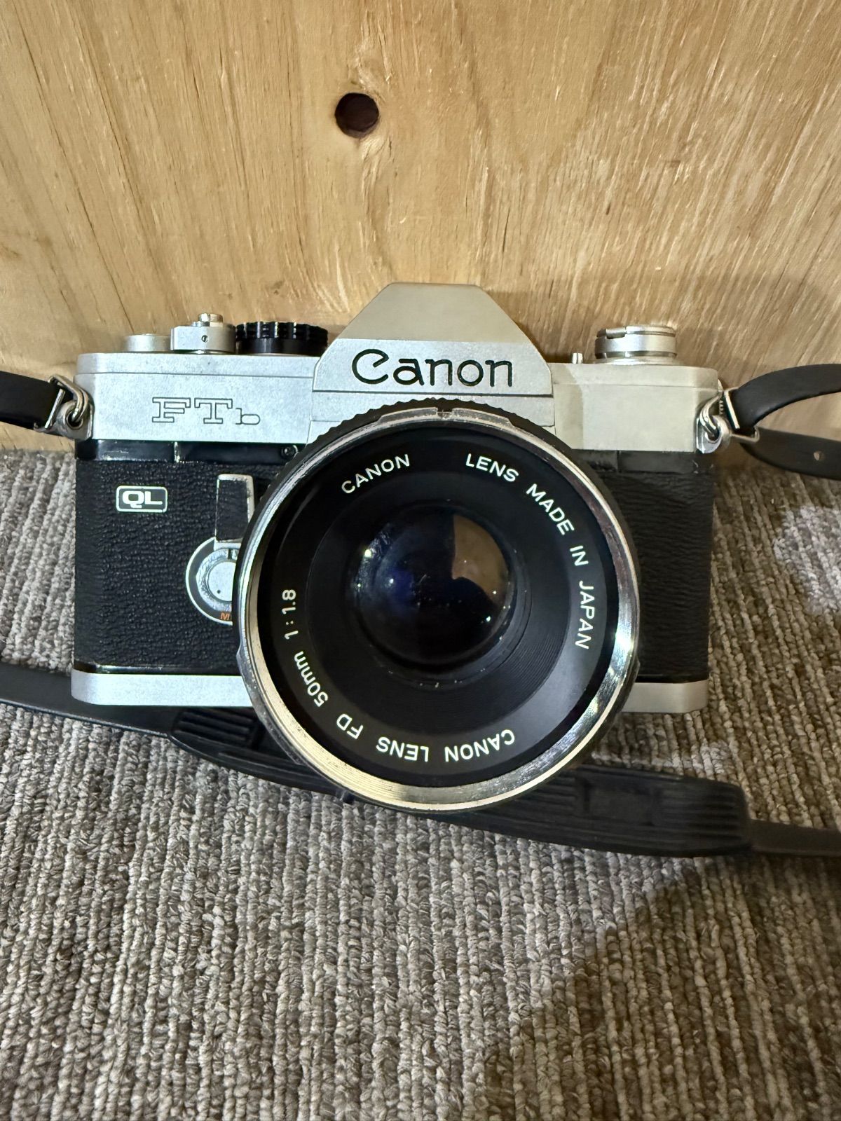 SGM Canon キャノン FT 一眼レフフィルムカメラ 50 mm レンズ カバー付き