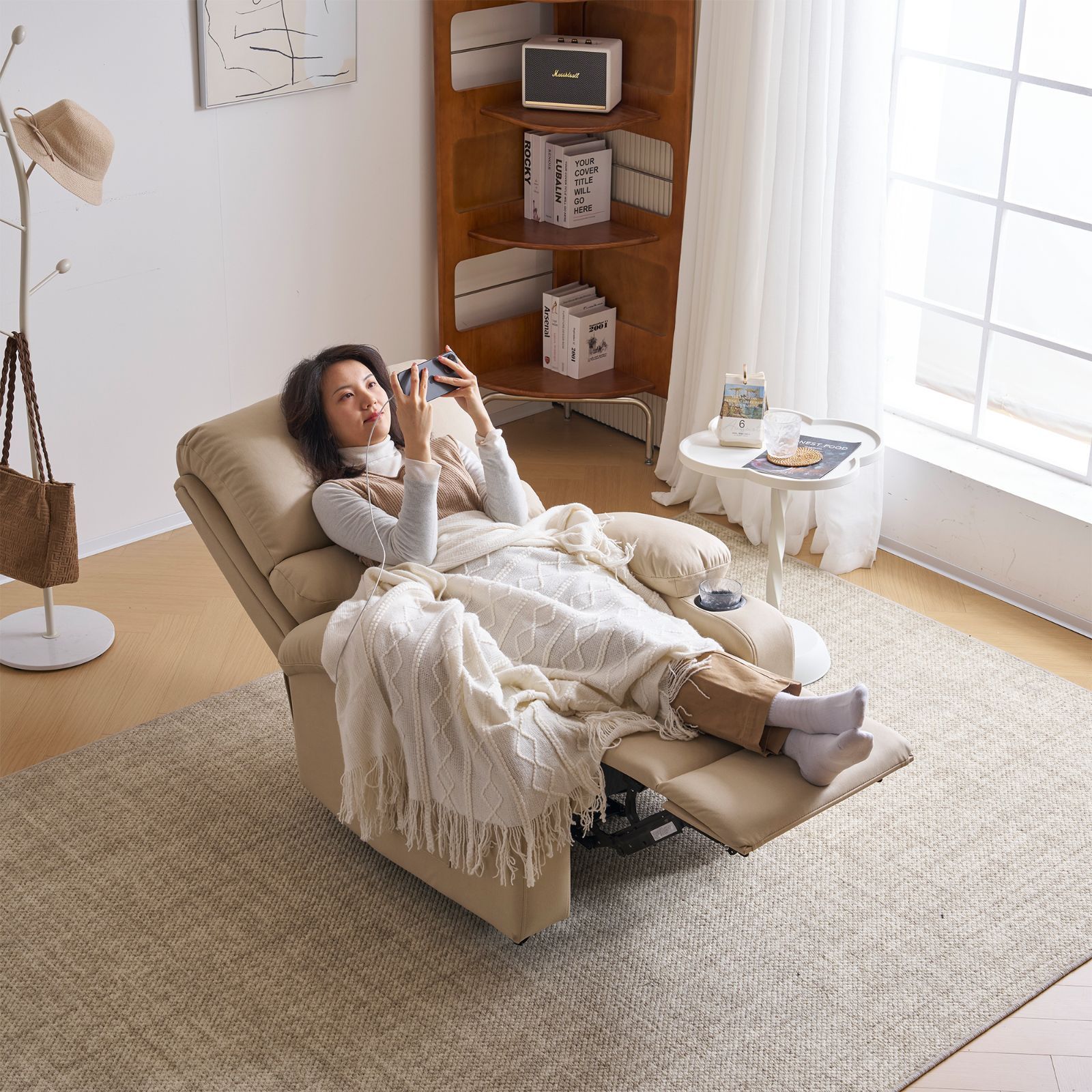 新品 リクライニングチェア リクライニングソファ 1人掛け 電動