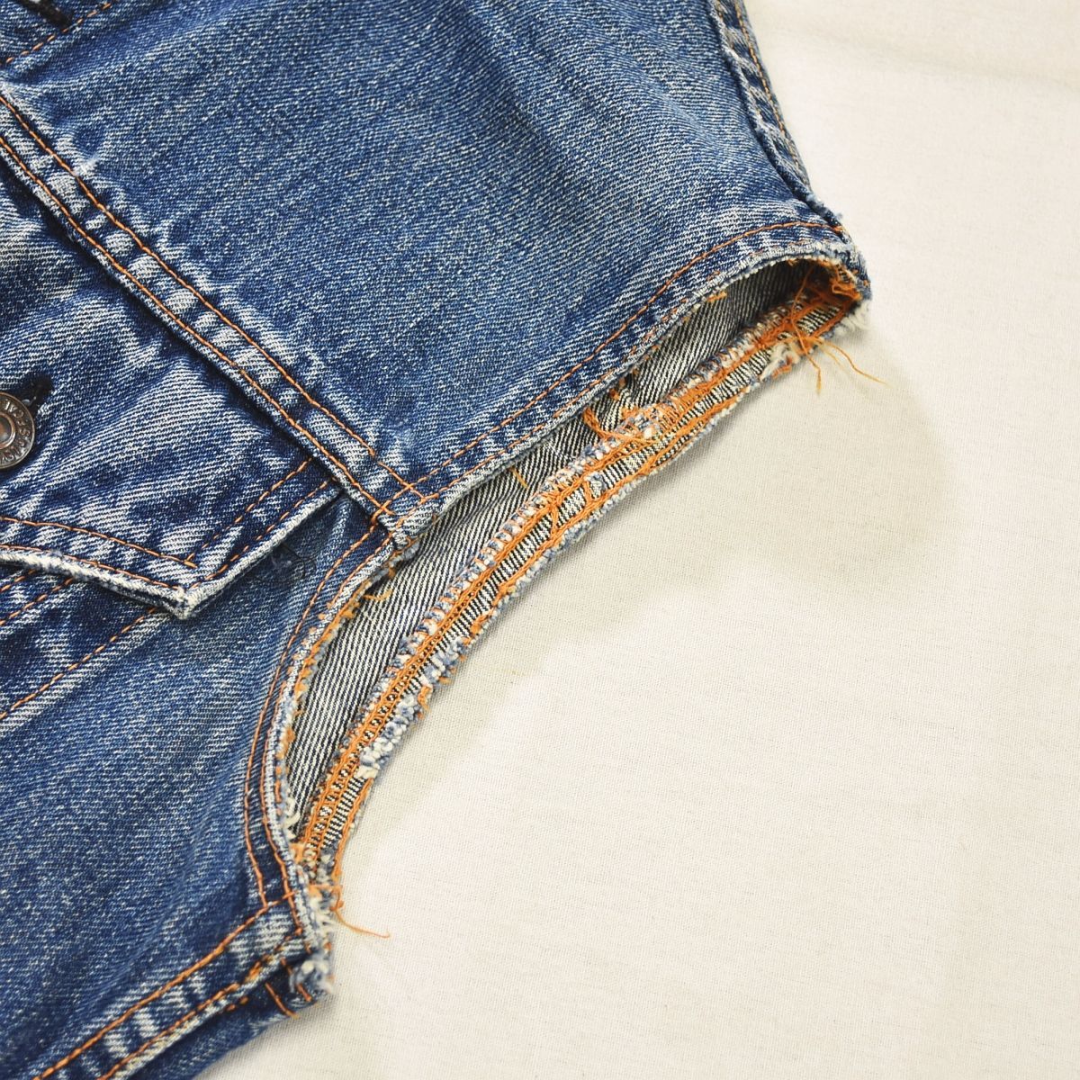 60sヴィンテージ USA製 リーバイス Levi's 70505 4th ノーカラー