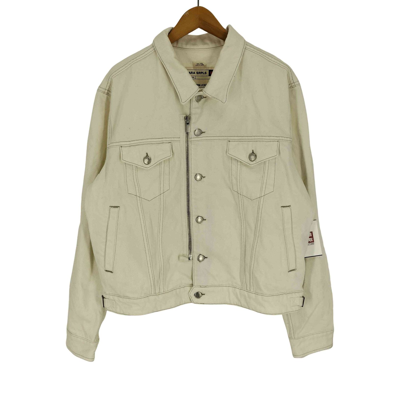 ザラ ZARA DNM JCKT 06 ジップアップ デニムジャケット メンズ import：XL 