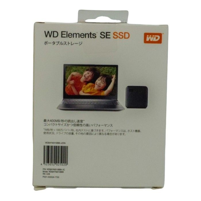 ポータブルストレージ WD Elements SE SSD 1TB WDBAYN0010BBK 中古 a1