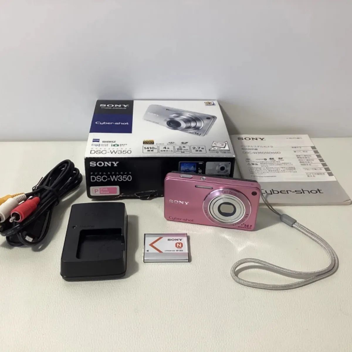 SONY cyber-shot DSC-w350 Pink Rose 【動作確認品】 - メルカリ 