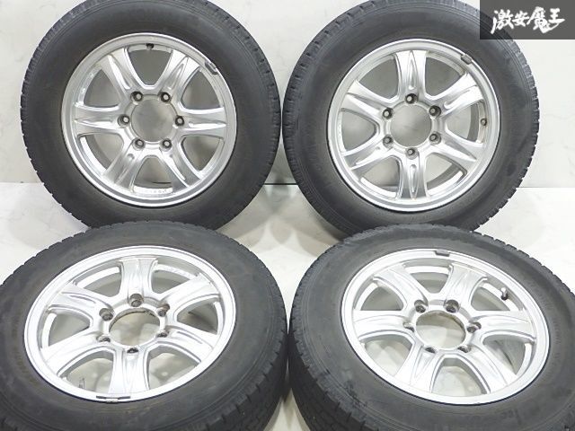 ●WEDS ウェッズ KEELER キーラー 16インチ 6.5J 38 PCD139.7 6H 6穴 ホイール 4本セット タイヤ付き ハイエース キャラバン