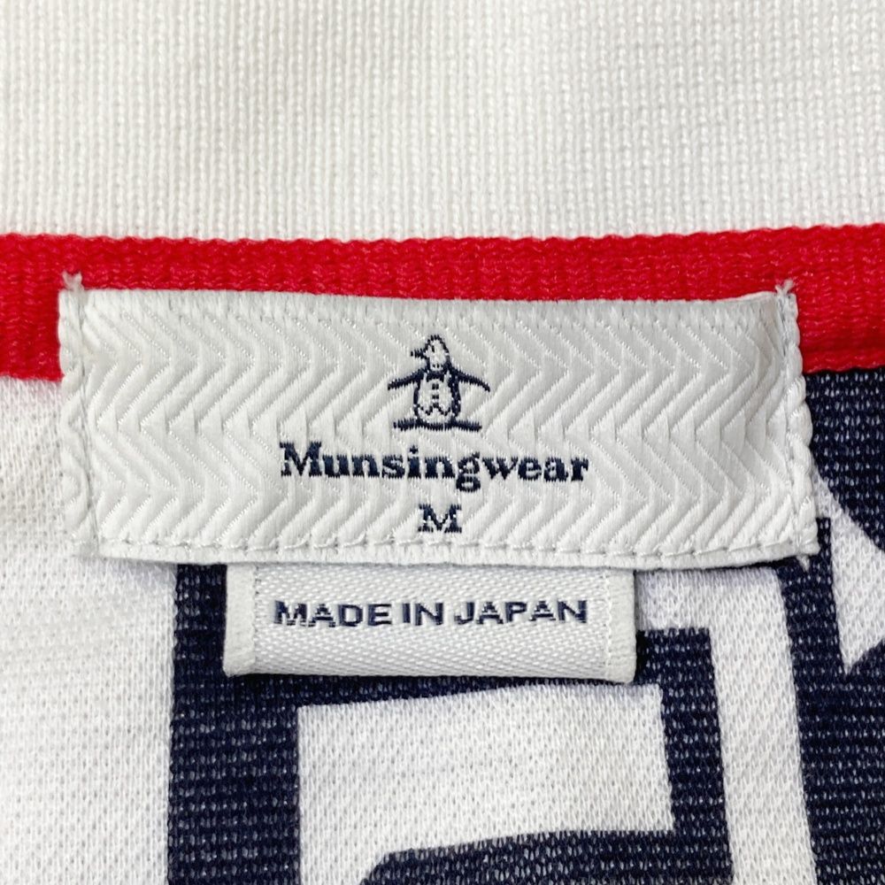 サイズ：L MUNSING WEAR マンシングウェア  半袖ポロシャツ ロゴ刺繍  ホワイト系 [240101435477] ゴルフウェア レディース ストスト MUNSING WEAR マンシングウェア 半袖ポロシャツ ロゴ刺繍