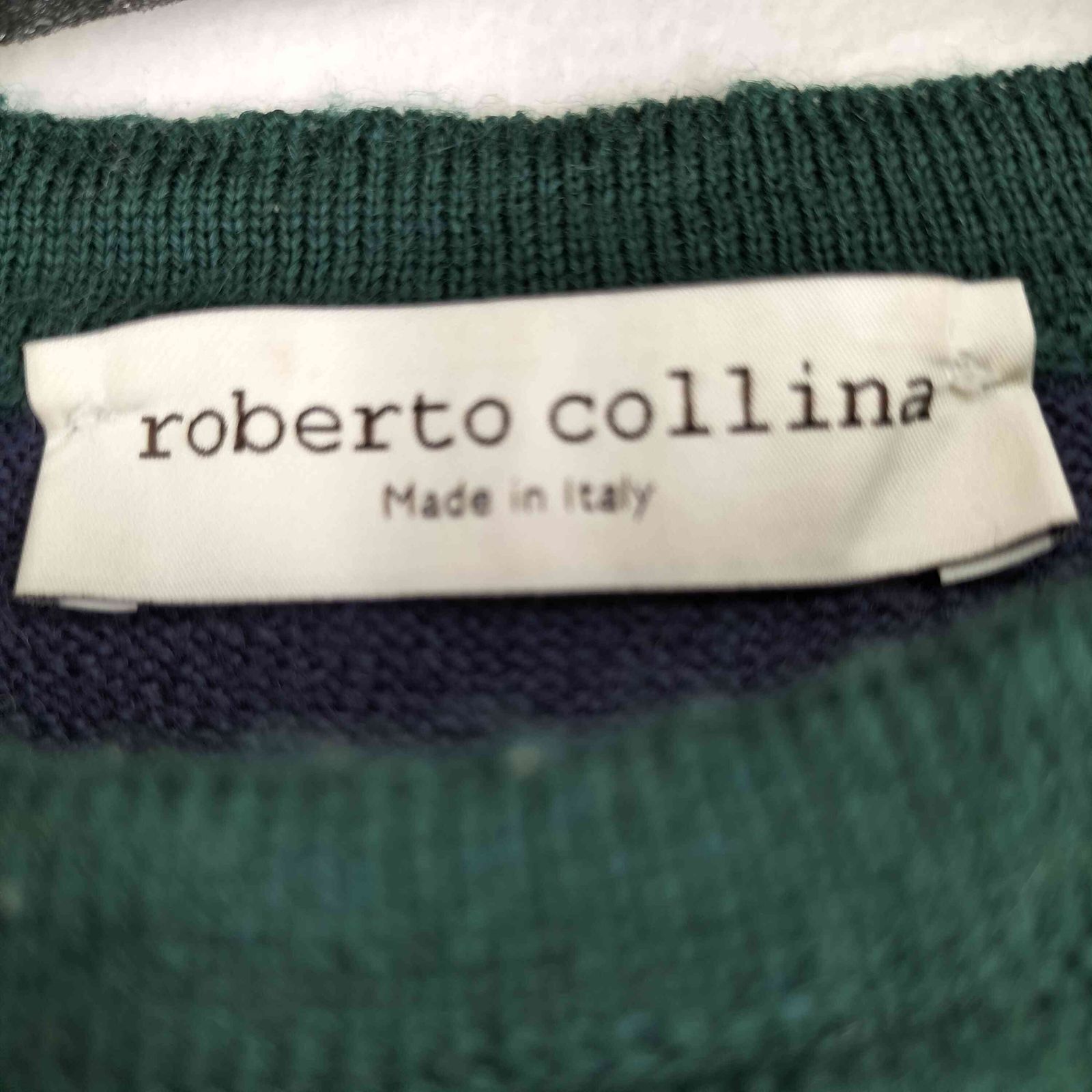 ロベルトコリーナ ROBERTO COLLINA イタリア製 ツートンカラー