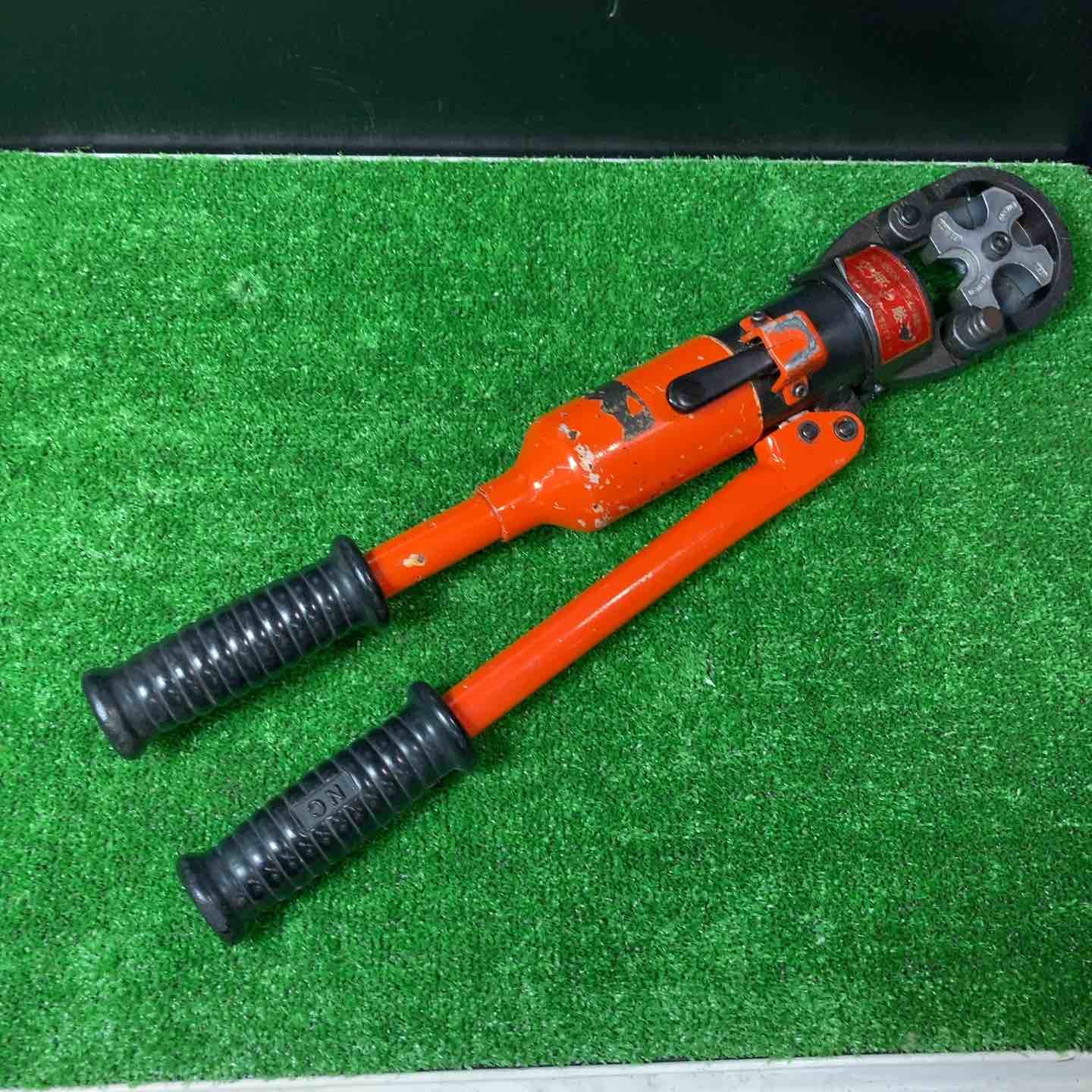 西田製作所 手動油圧式圧着工具 NC-150DR-H 中古 アダプター4個付き
