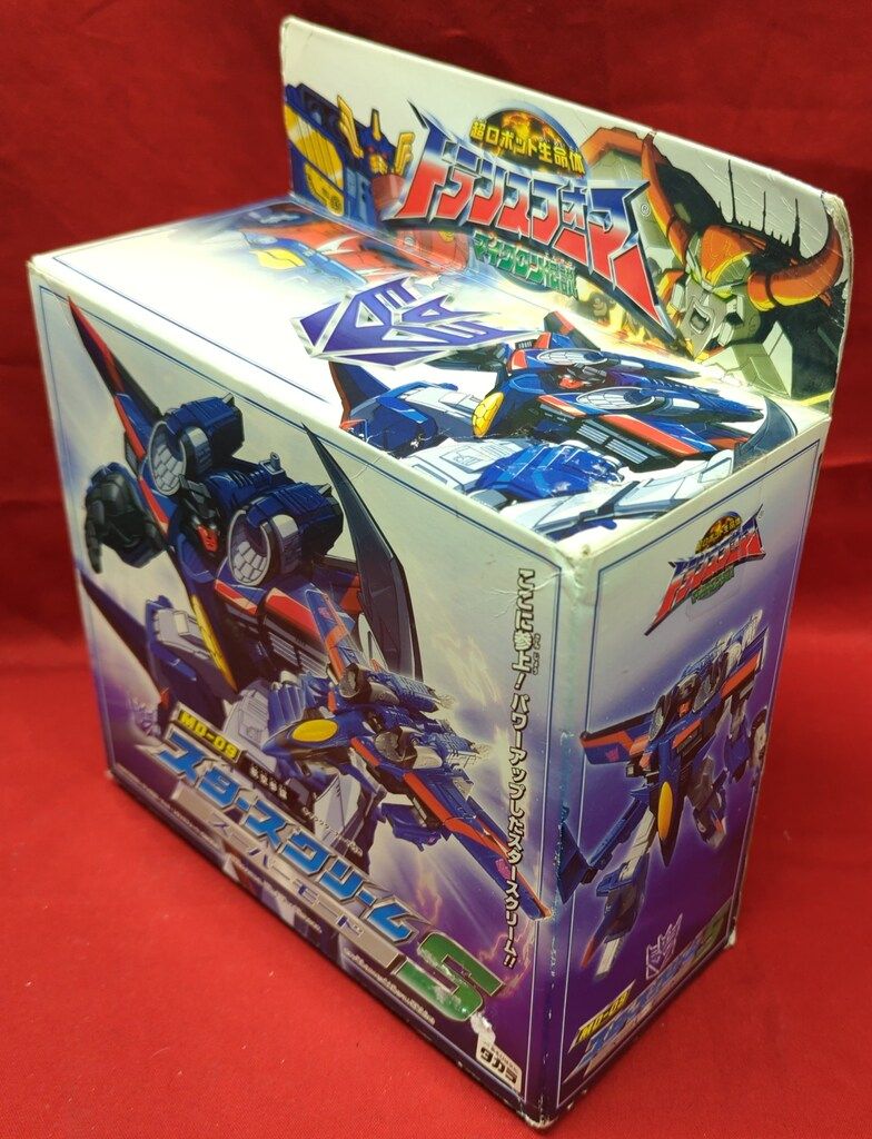 タカラ マイクロン伝説 スタースクリームS MD09 開封済】スター