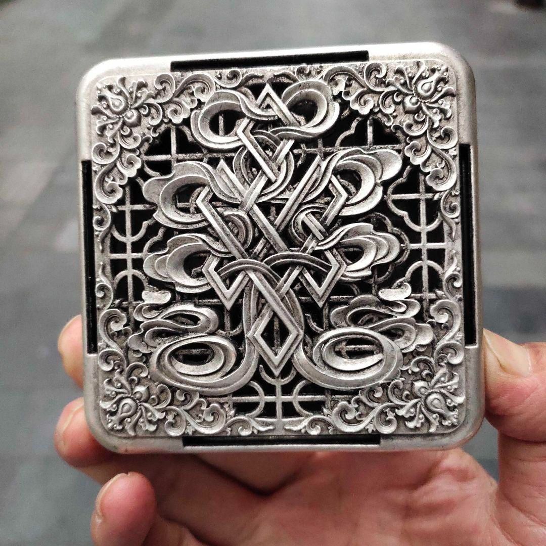 銅製 六角炉 香炉 茶道 書房香炉 香道具 装飾品 工芸品 置物 銅 細工 香炉 墨盒 文房四宝 書道具文房具 装飾品 工芸品 置物