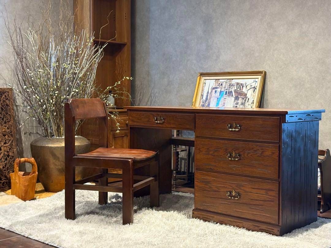 Drexel ドレクセル 袖机 椅子 アンティーク ヴィンテージ アメリカ