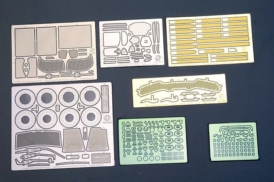 ホビーデザイン HD02-0412 1|24 マクラーレン セナ ディティールアップセット タミヤ24355用 エッチングパーツ メタルパーツ レジン タイヤ