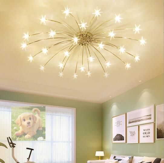人気 上質 華麗 インテリア 流れ星 21灯 シーリングライト LED ペンダントライト ランプ 天井 照明器具 シャンデリア 2色