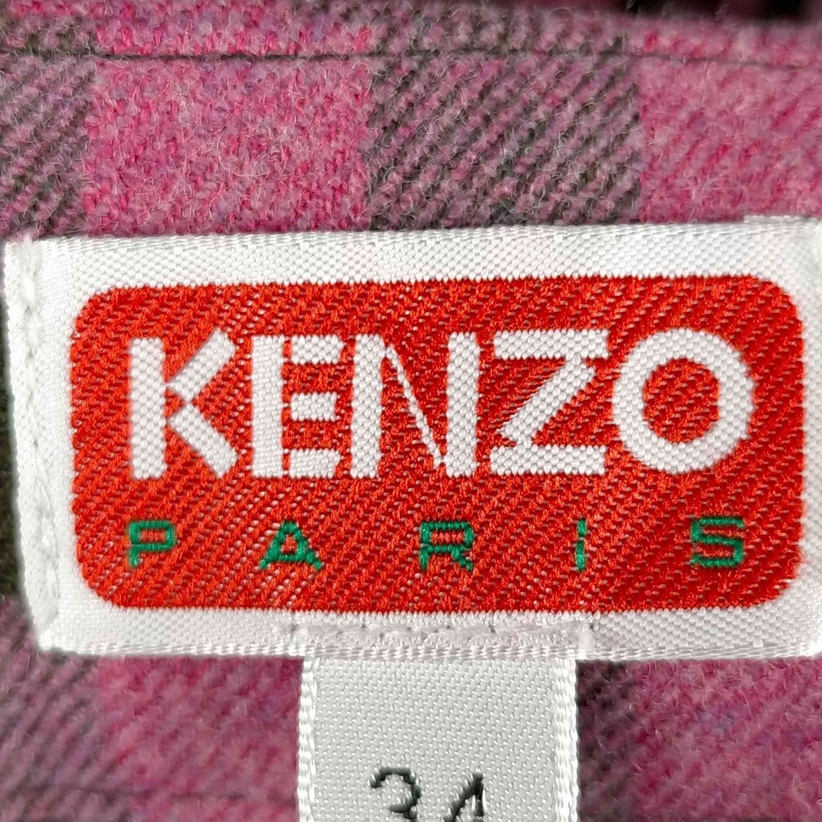 ケンゾーパリス KENZO PARIS 22AW チェック ハイウエスト スカート レディース EUR：34