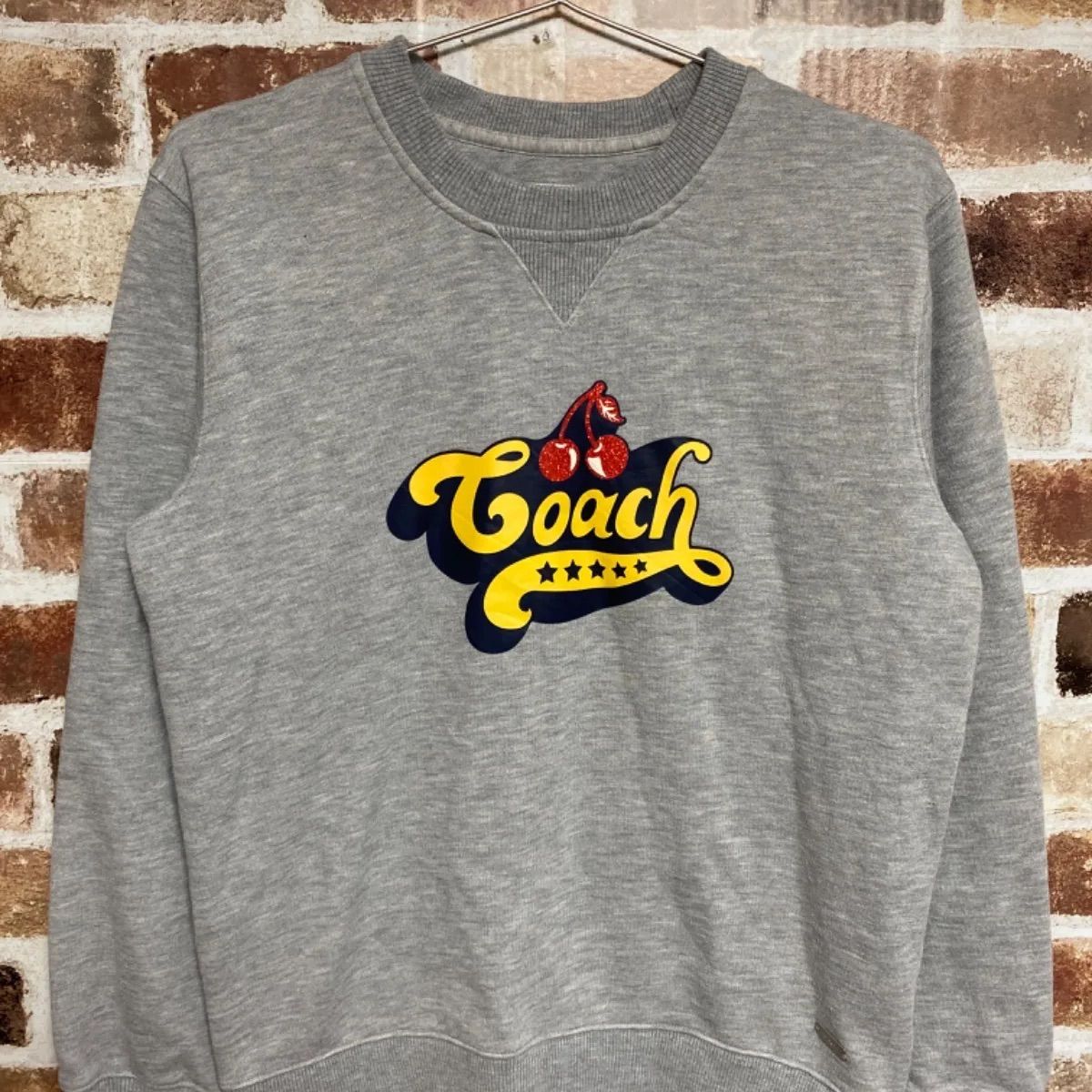 古着 US 希少 美品【COACH】コーチ レディース スウェット トレーナー 