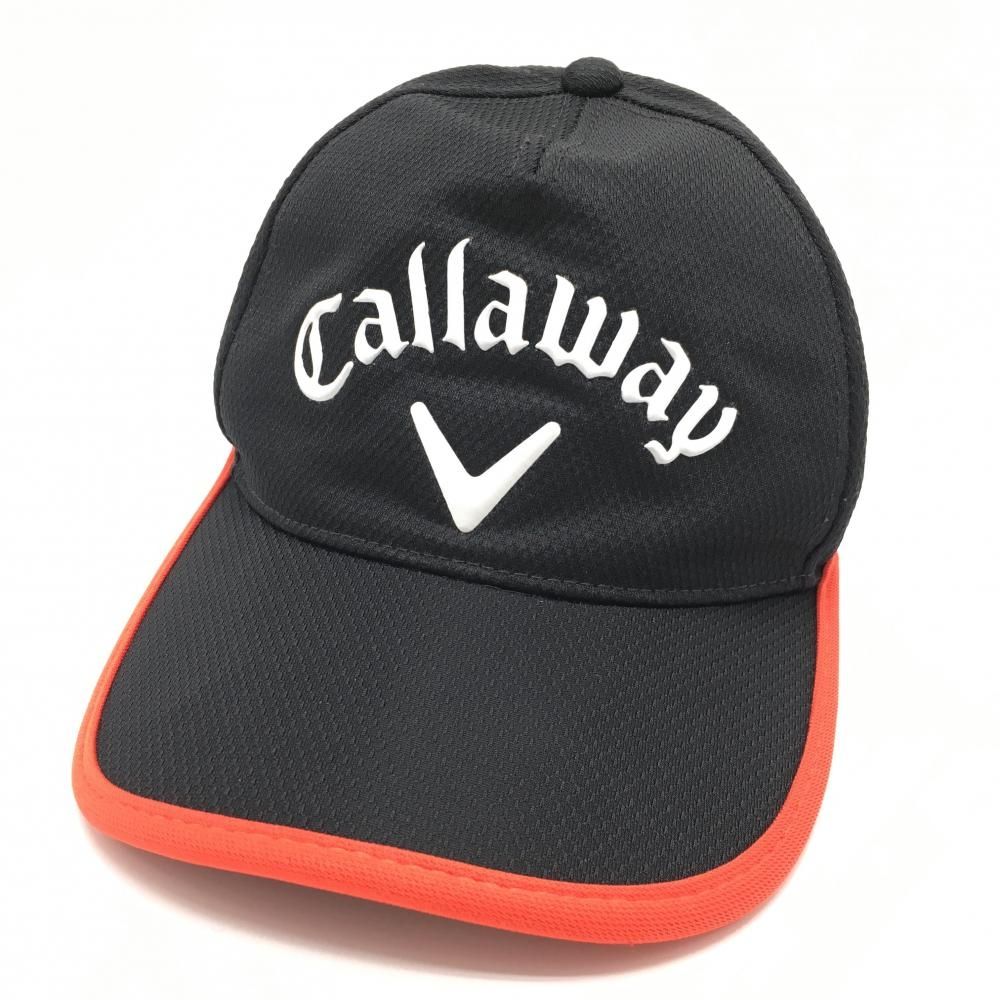 超美品】キャロウェイ メッシュキャップ 黒×白×レッド ビッグロゴ FR ゴルフウェア Callaway - メルカリ