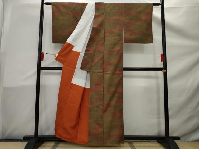 平和屋着物○上質な小紋 作家物 南出峯雨 霞文 暈