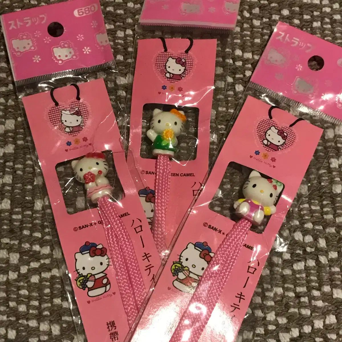 レトロ ハローキティ ストラップ 激レア ハローキティ ストラップ