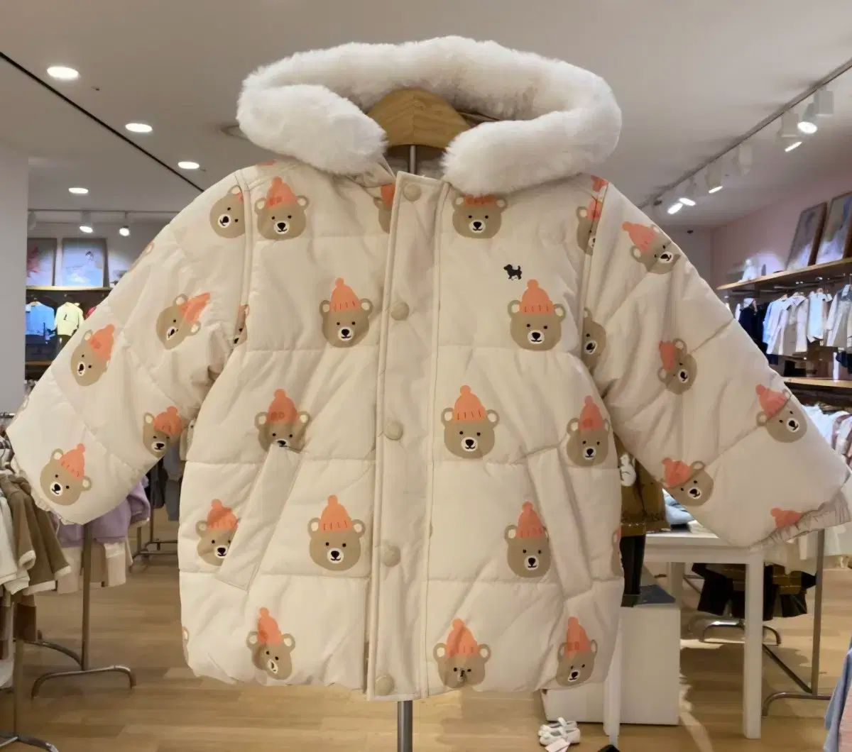 ブルードッグベイビー 6歳 BEARS スノウダウンジャケット