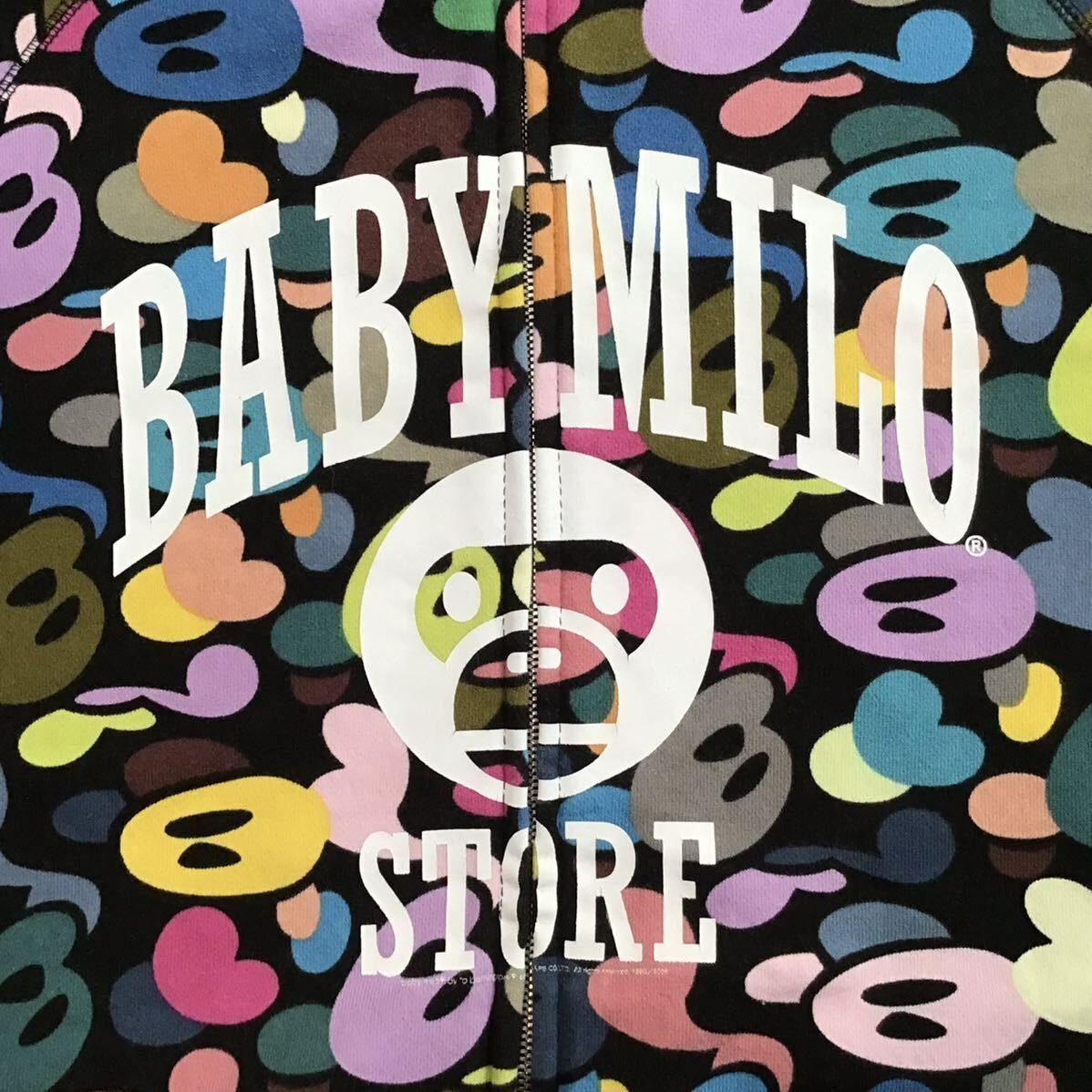 マイロ マルチカモ フルジップ パーカー Lサイズ a bathing ape BAPE 