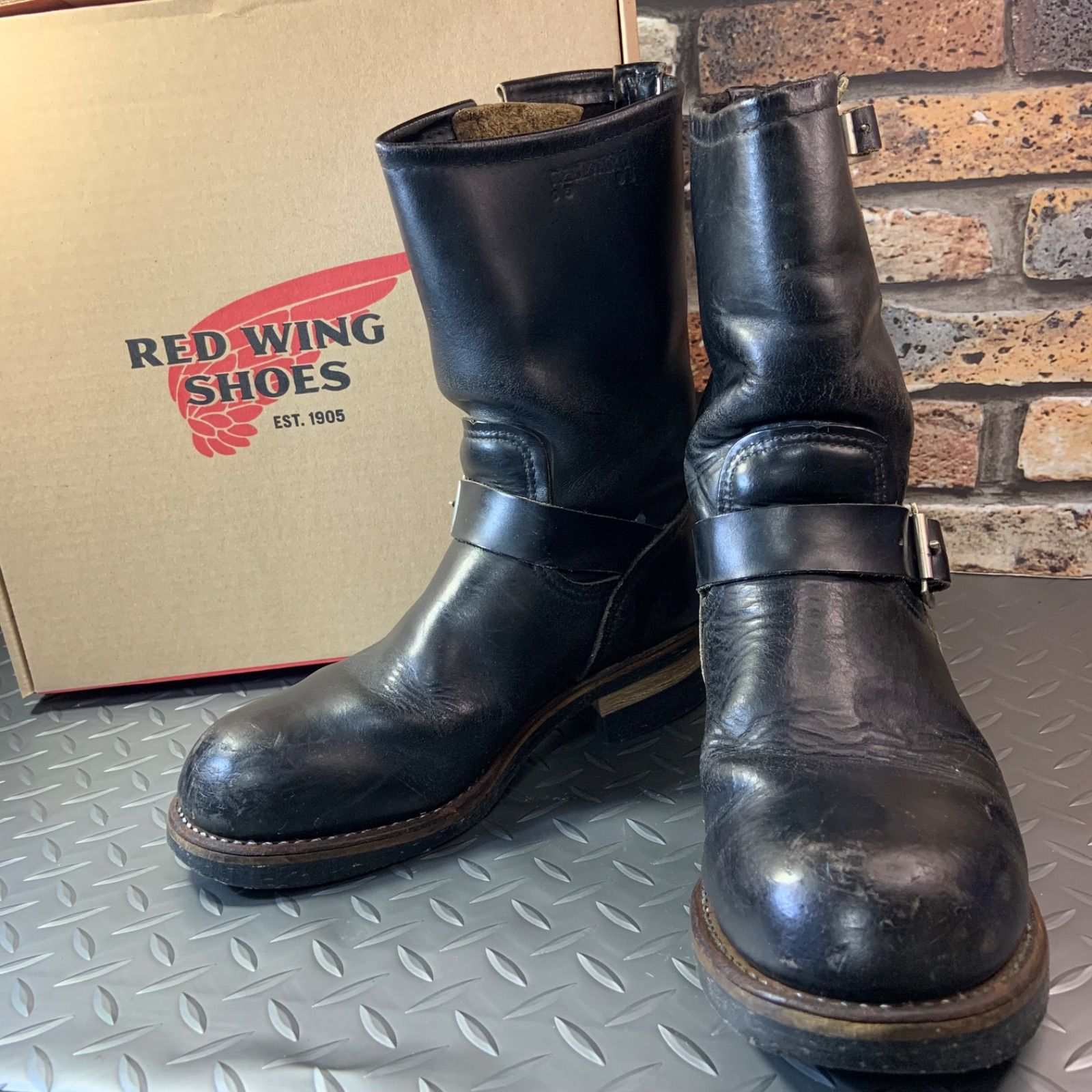 ☆REDWING 2268 純正ヒール新品交換済み エンジニアブーツ PT91