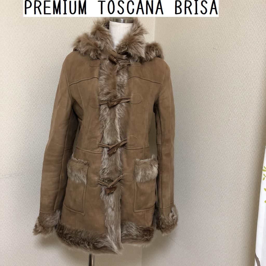 未使用】PREMIUM TOSCANA BRISA フード付 ムートンコート 新登場