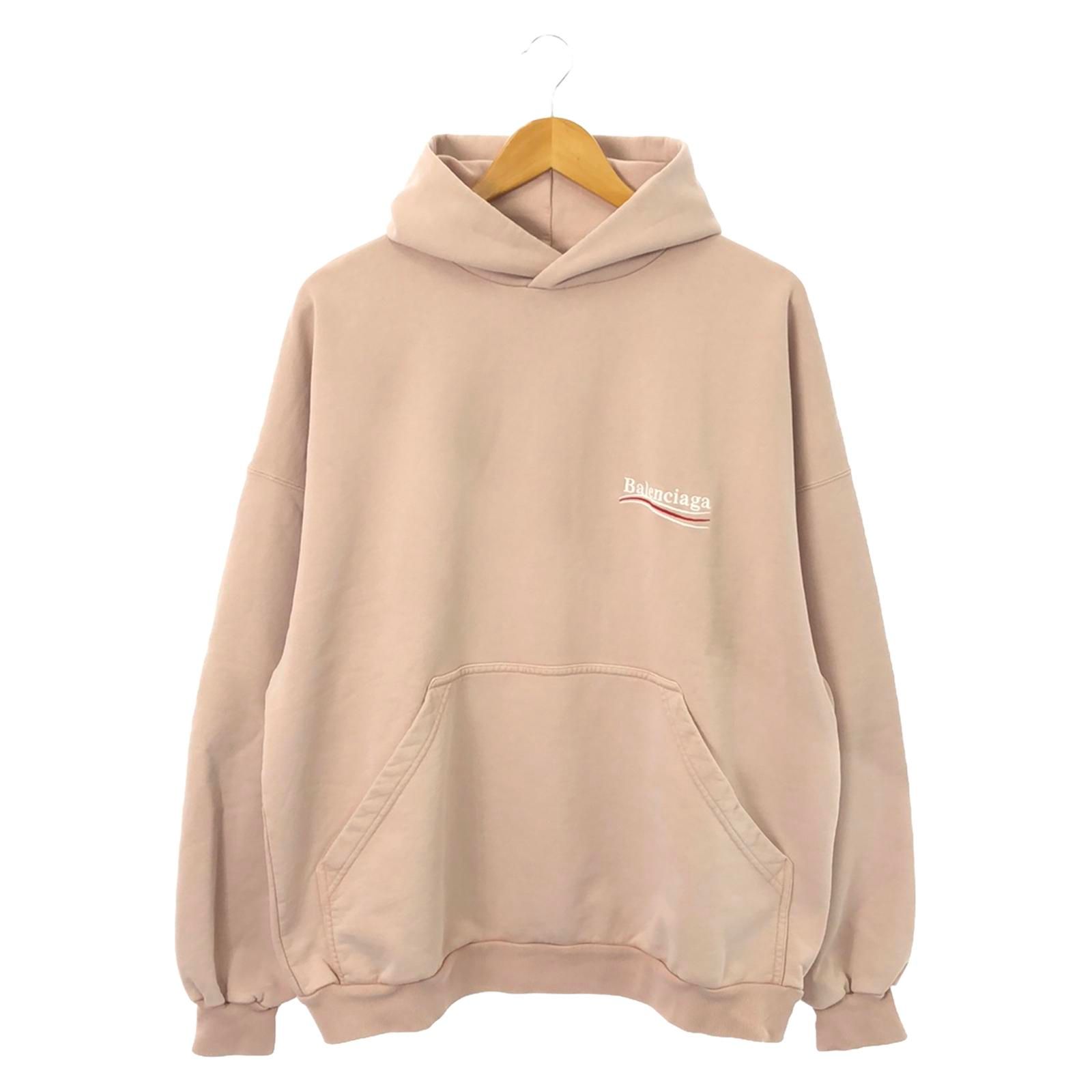 バレンシアガ BALENCIAGA パーカー 739024TKVI917641 ピンク コットン 