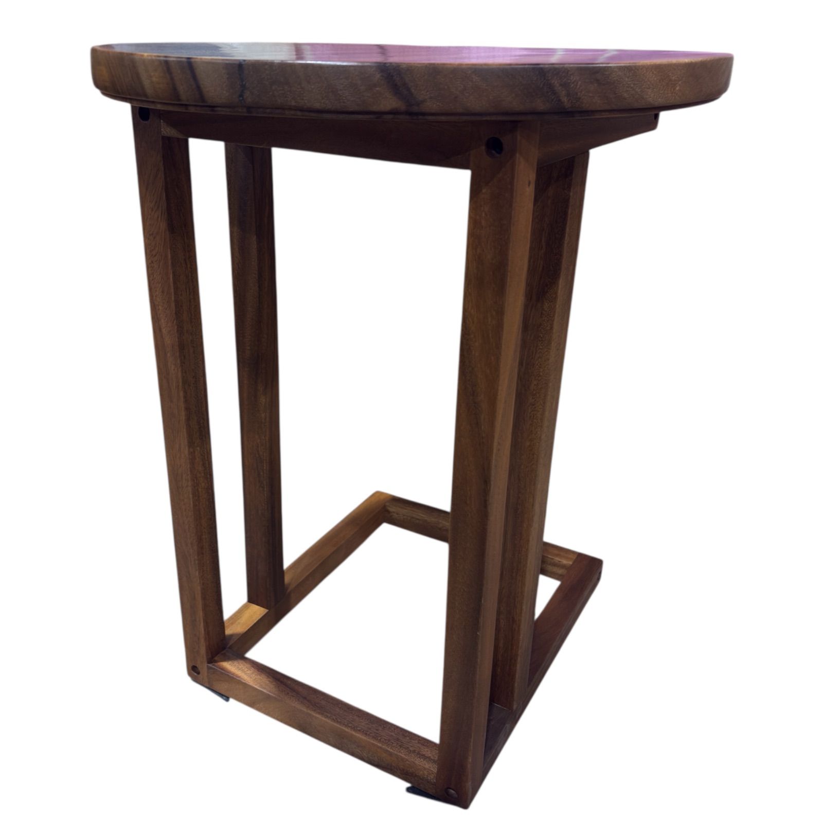 未来工房】ダークブラウンも一点のみ！アイアンレッグのデザインスツール