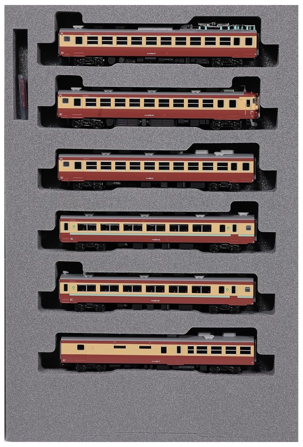 KATO10-1634.1635 475系 立山ゆのくに 基本+増結12両セット KATO 10-1635 475系 急行「立山・ゆのくに」 6両増結セット