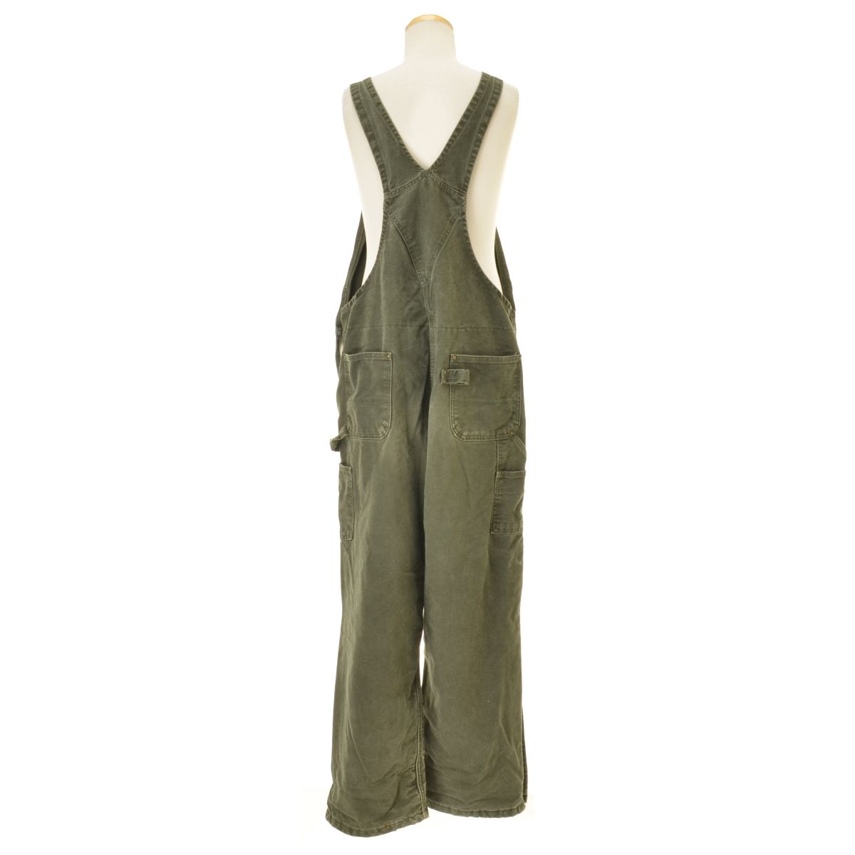 雰囲気系 Carhartt R27 ダック地 オーバーオール ダブルニー W36 ダブルニー オーバーオール Carhartt カーハート carhartt サイド