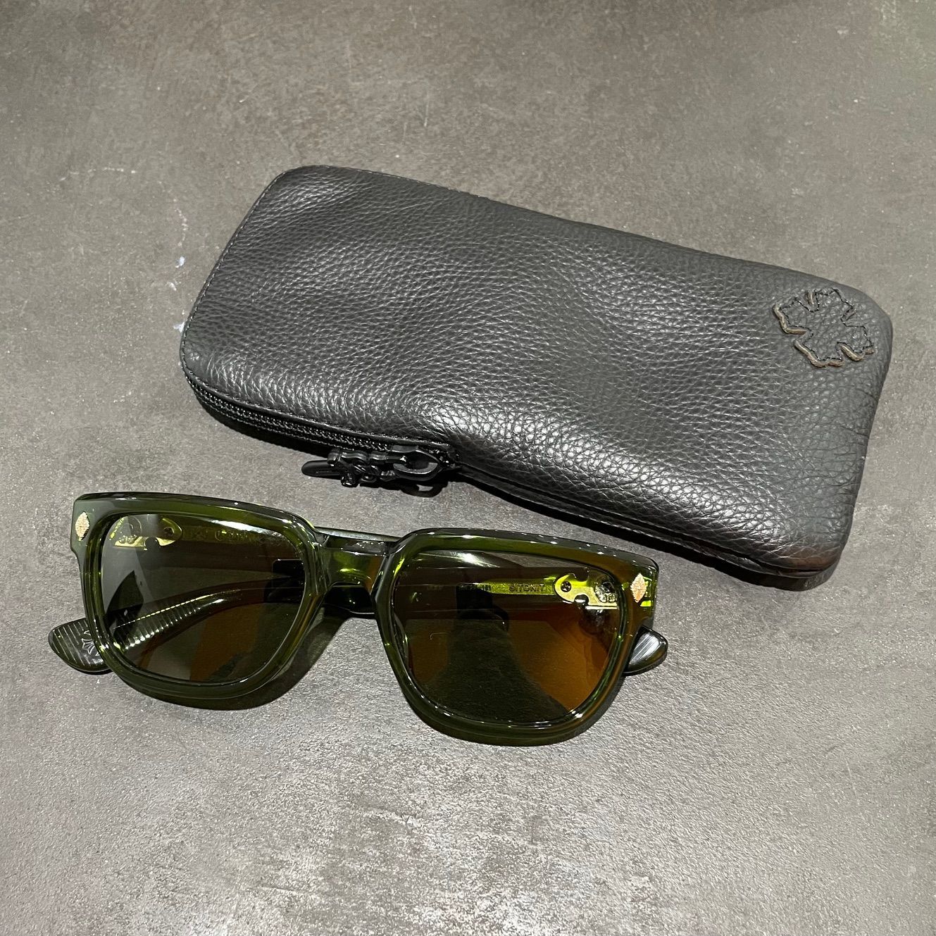 本物】クロムハーツ SITONIT CHプラスサングラス 56□20-151