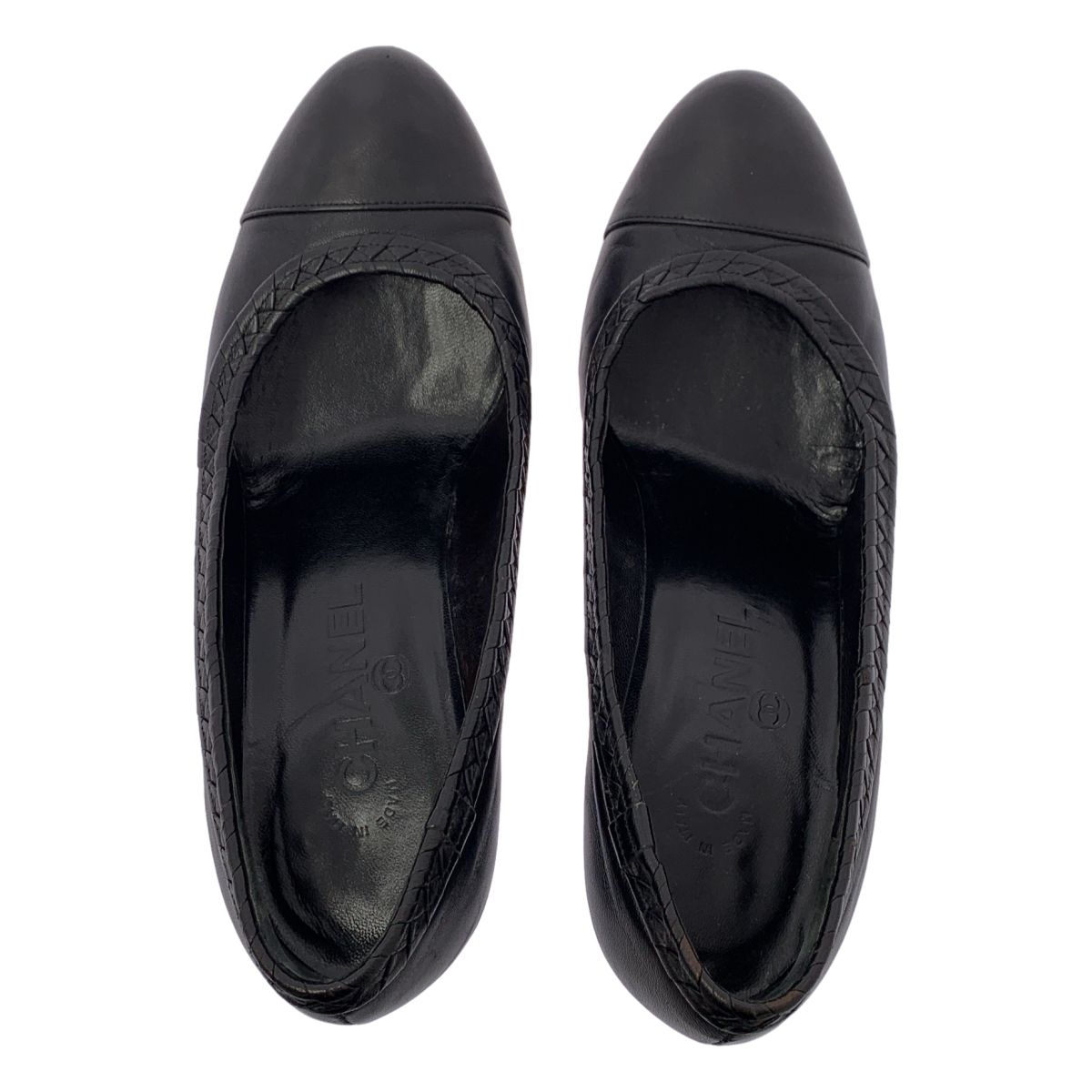 M3917 良品 CHANEL シャネル ココマーク パンプス 40 ブラック M3917 良品 CHANEL シャネル ココマーク パンプス 40 ブラック
