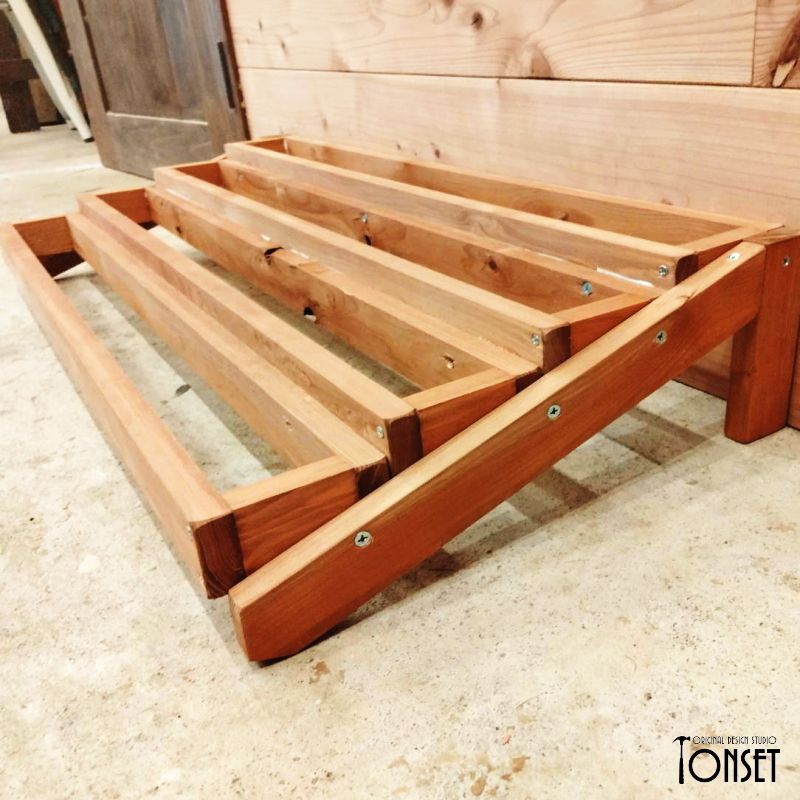 2.5号ポット 段々畑プランタースタンド