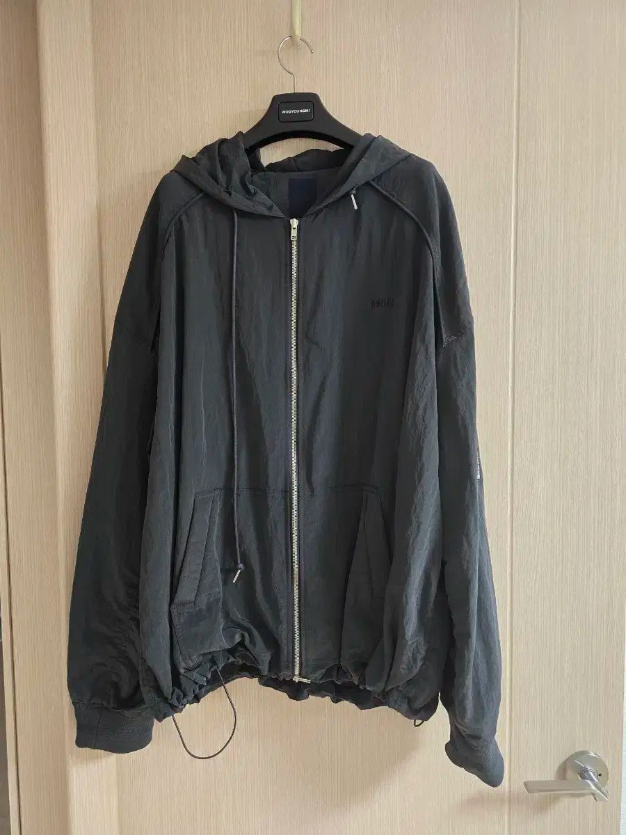 Juun.J(ジュンジェイ) 23ss ナイロン フード ジップアップ L