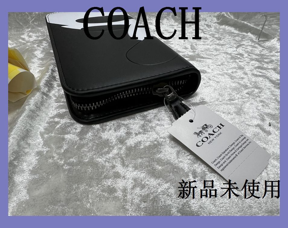 COACH 財布 コーチ 長財布 アコーディオン ディズニー 75周年記念限定 レザー ブラック 財布 メンズ バレタインディー プレゼント  ハロウィン 贈り物 吉日 ギフト敬老の日 財布 レディース ブランド 新品 未使用F54000 C111_T1 - メルカリ