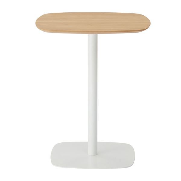 ホワイト スチール製 サイドテーブル　60 サイドテーブル ミニテーブル 約幅60cm ホワイト スチール カフェ