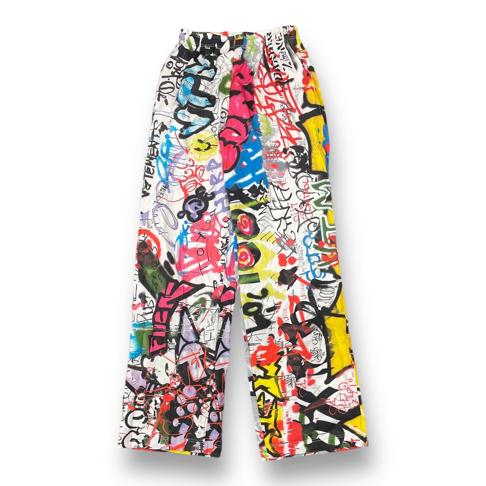 VETEMENTS グラフィティ パジャマパンツ L 定価112200円 VETEMENTS 22SS Graffiti pyjama pants UE52PA410W