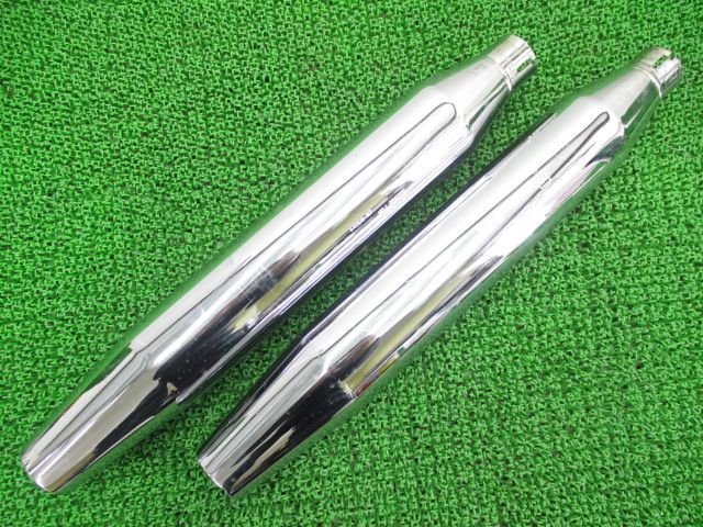 FLSTN1580 サイレンサーマフラー 65368-07/64960-07 ハーレー 純正 中古 バイク 部品 65368-07 64960-07 コケキズ無し 品薄 希少品