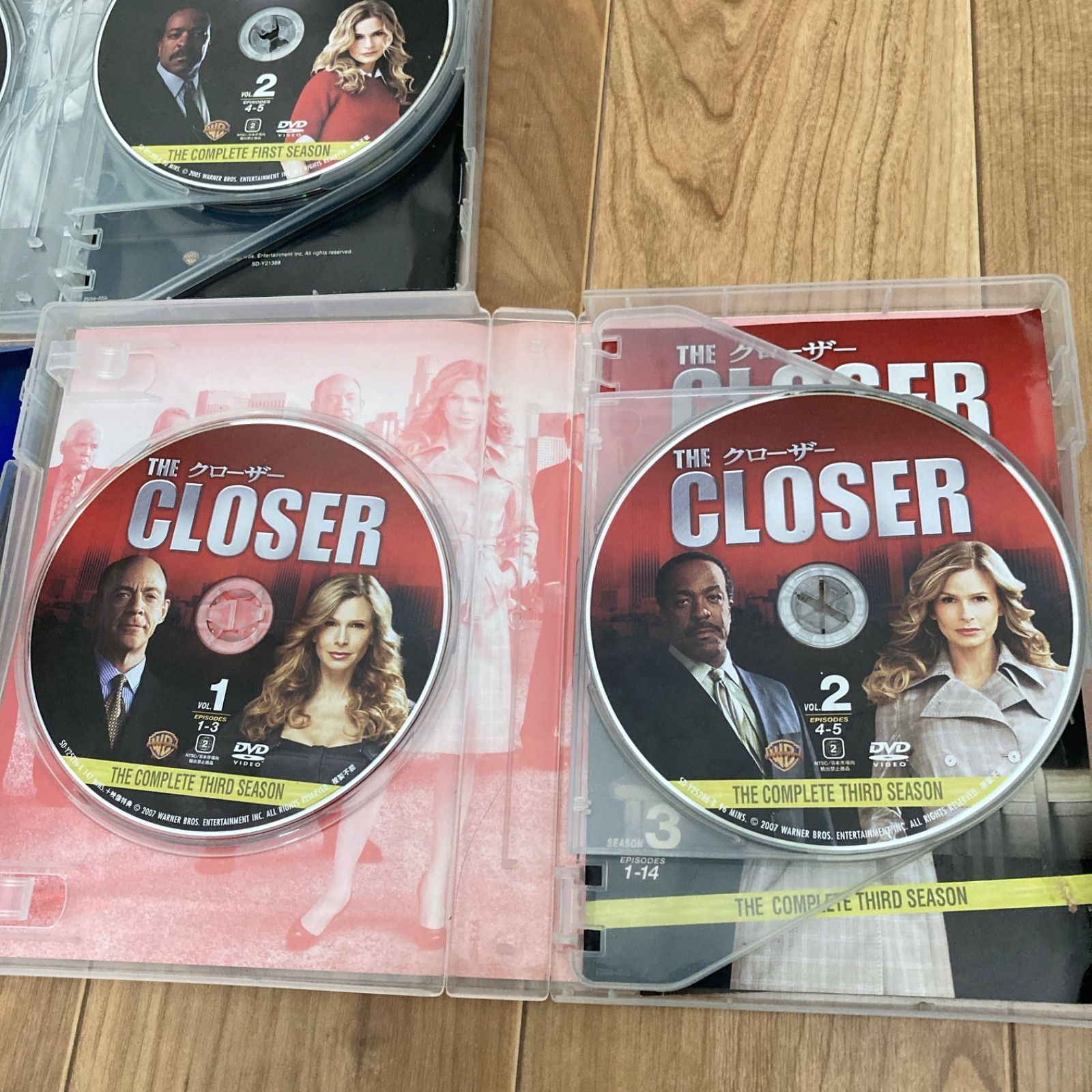 外TVドラマDVD クローザー1 & 2 & 3 コレクターズボックス セット