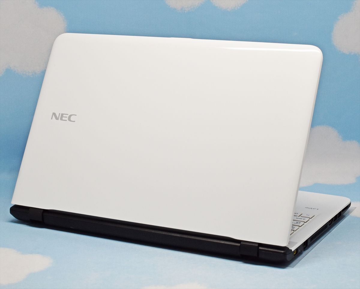 【NEC】『夏休みセール中』白/設定済/Win10/初心者/パソコン/Wi-Fi