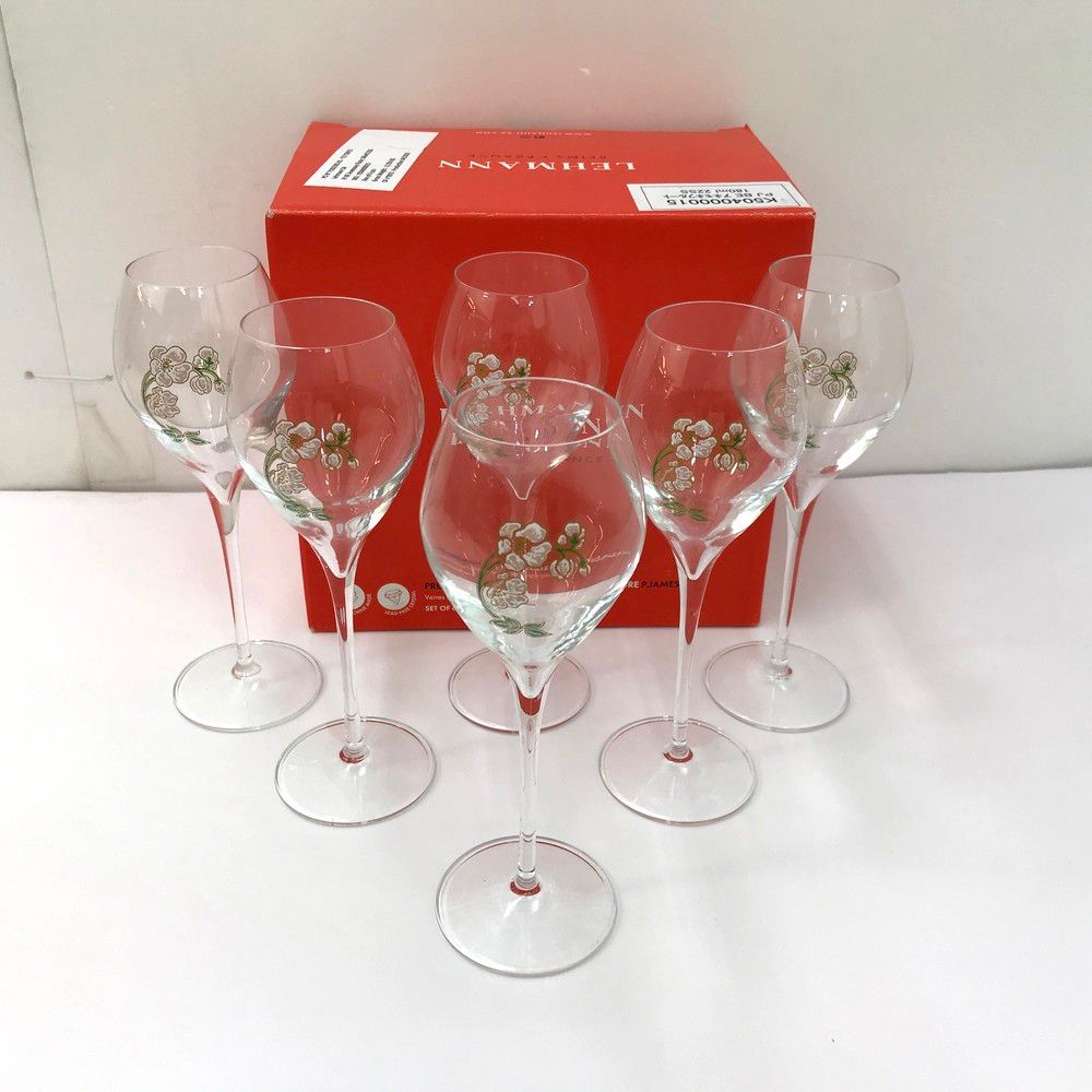 LEHMANN レーマン K504000015 アネモネフルート ワイングラス 180ml 22SS PJBE 1箱 ４セット 未使用品 LEHMANN レーマン K504000015 アネモネフルート ワイングラス