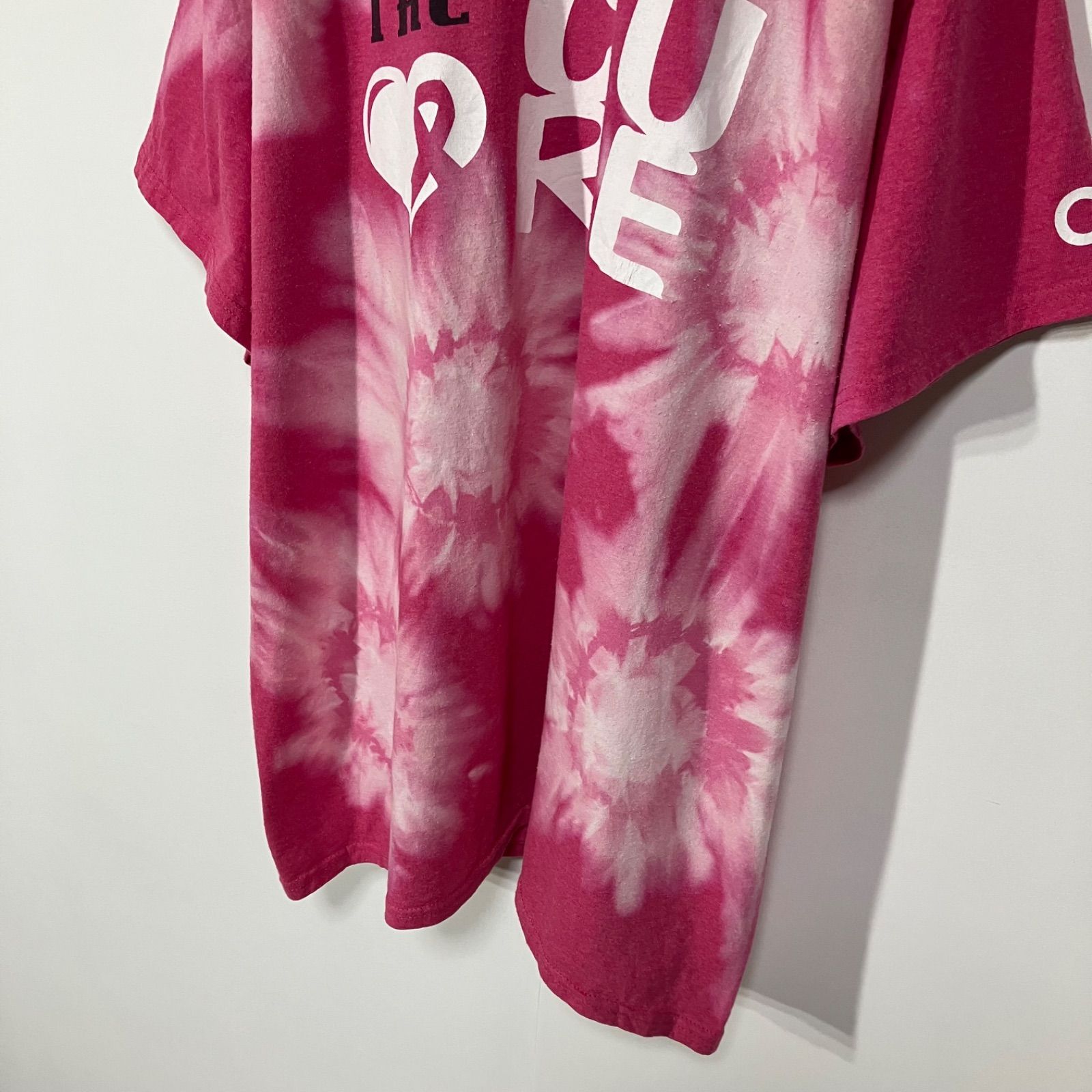 半袖Tシャツ アート プリント クルーネック 大きいサイズ 一点物 古着 