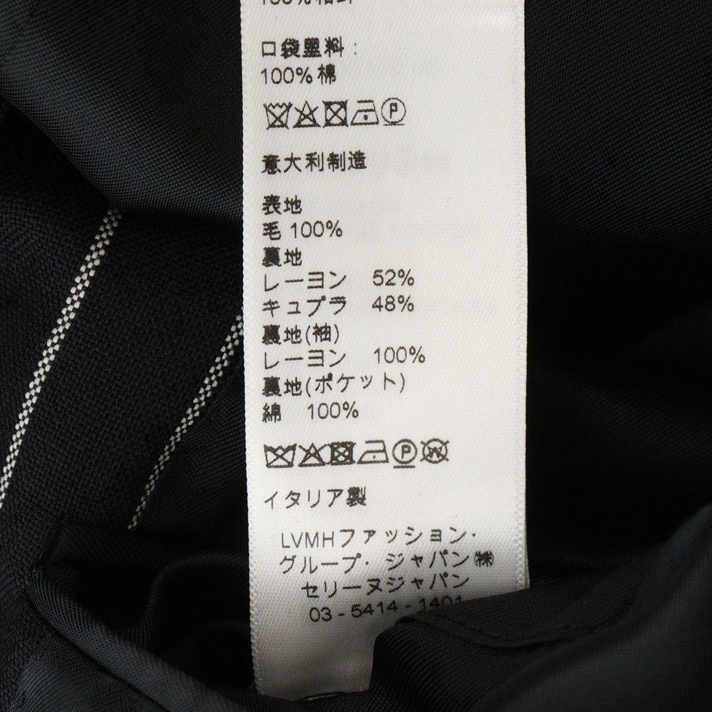 CELINE (セリーヌ) ノッチドラペル2Bストライプ テーラードジャケット