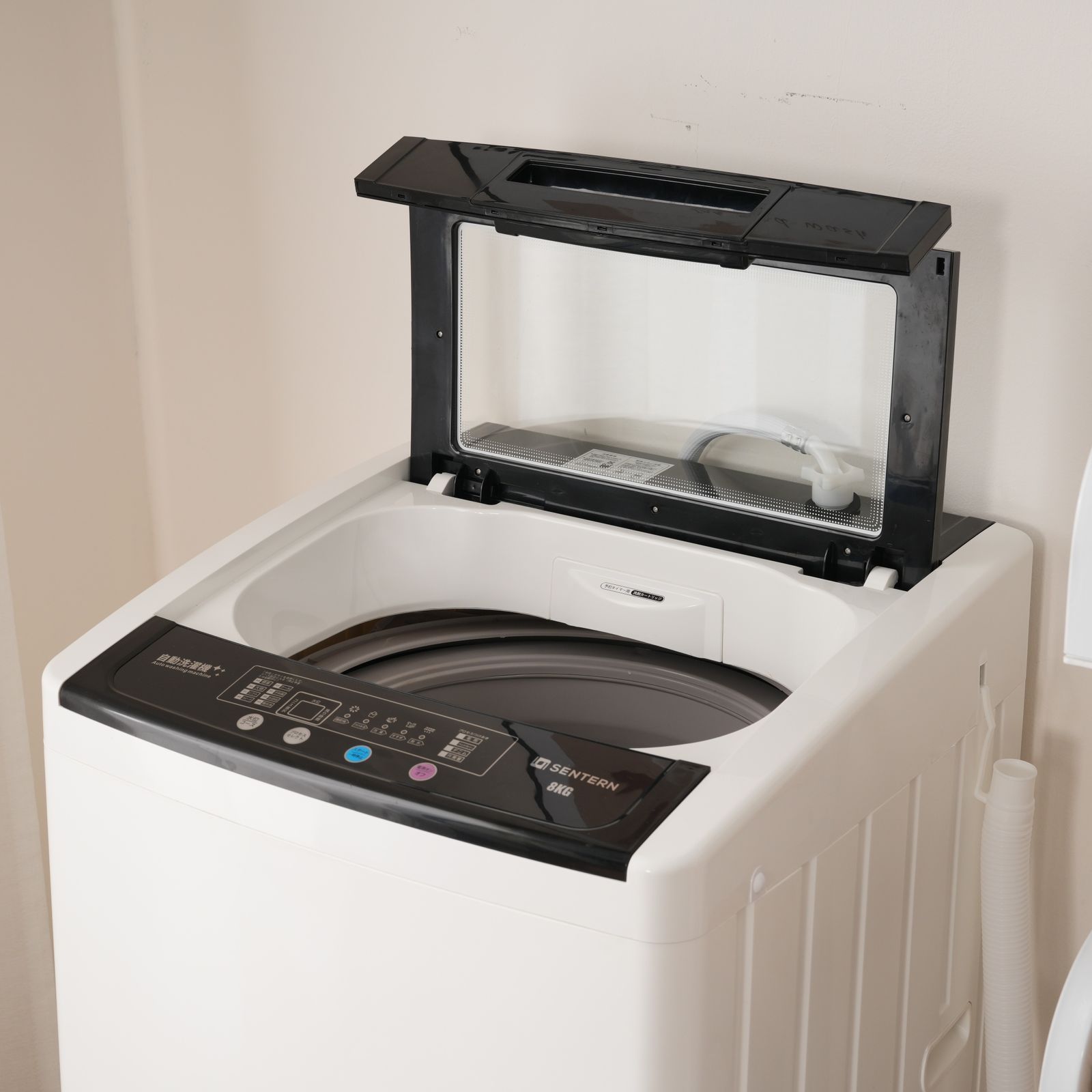大人気商品」全新品 洗濯機 全自動洗濯機 8kg 縦型 8キロ キレイ 