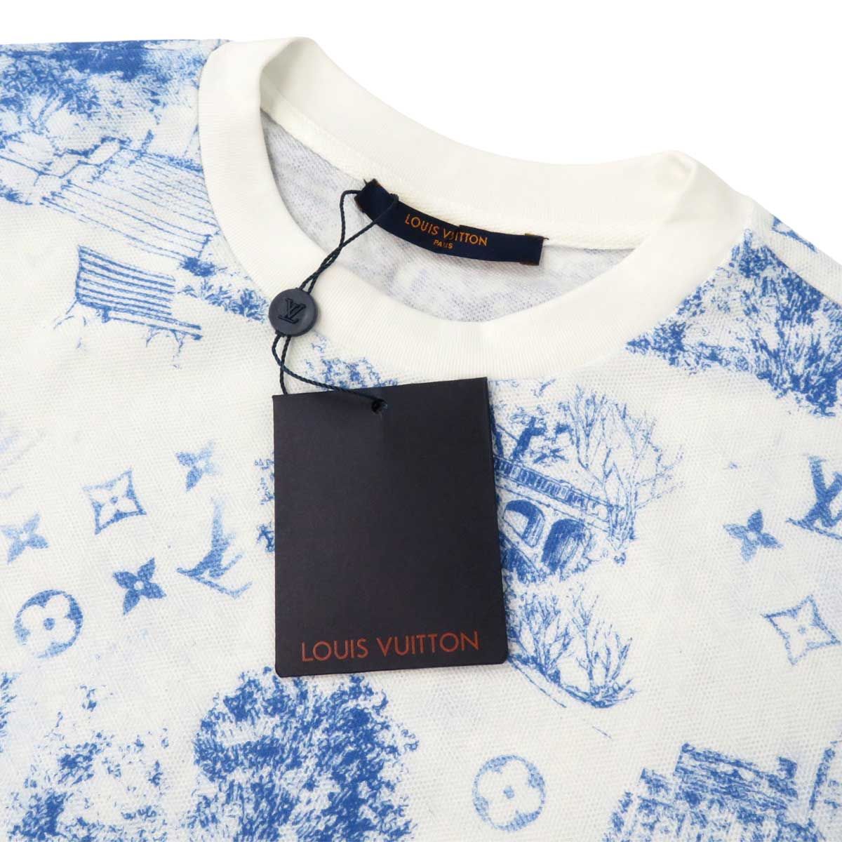 ルイヴィトン プリント コットン ピケ Tシャツ モノグラム
