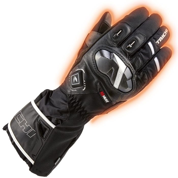 5営業日で発送 RSタイチ RSTAICHI RST654 e-HEAT アームド グローブ BLACK WHITE L 品番 RST654BK51L