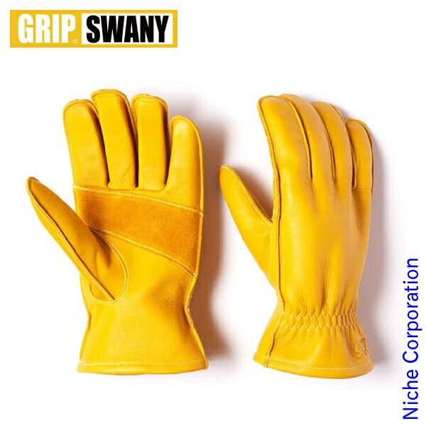 グリップスワニー ヘリテージ グローブ スワニーイエロー G-1-YL XL