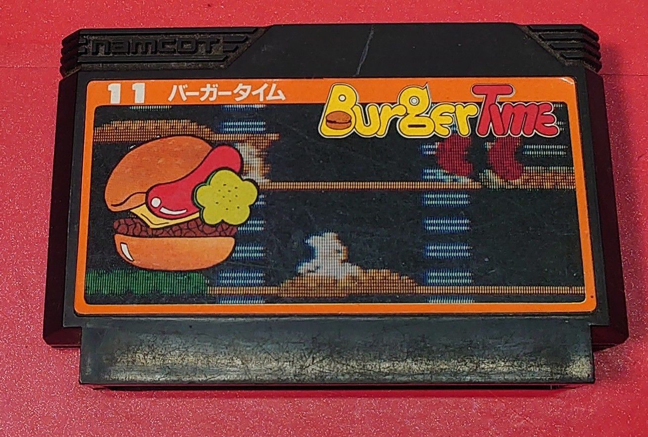 バーガータイム ファミコンカセット 楽天市場】【中古】バーガータイムファミコンソフト【レトロ