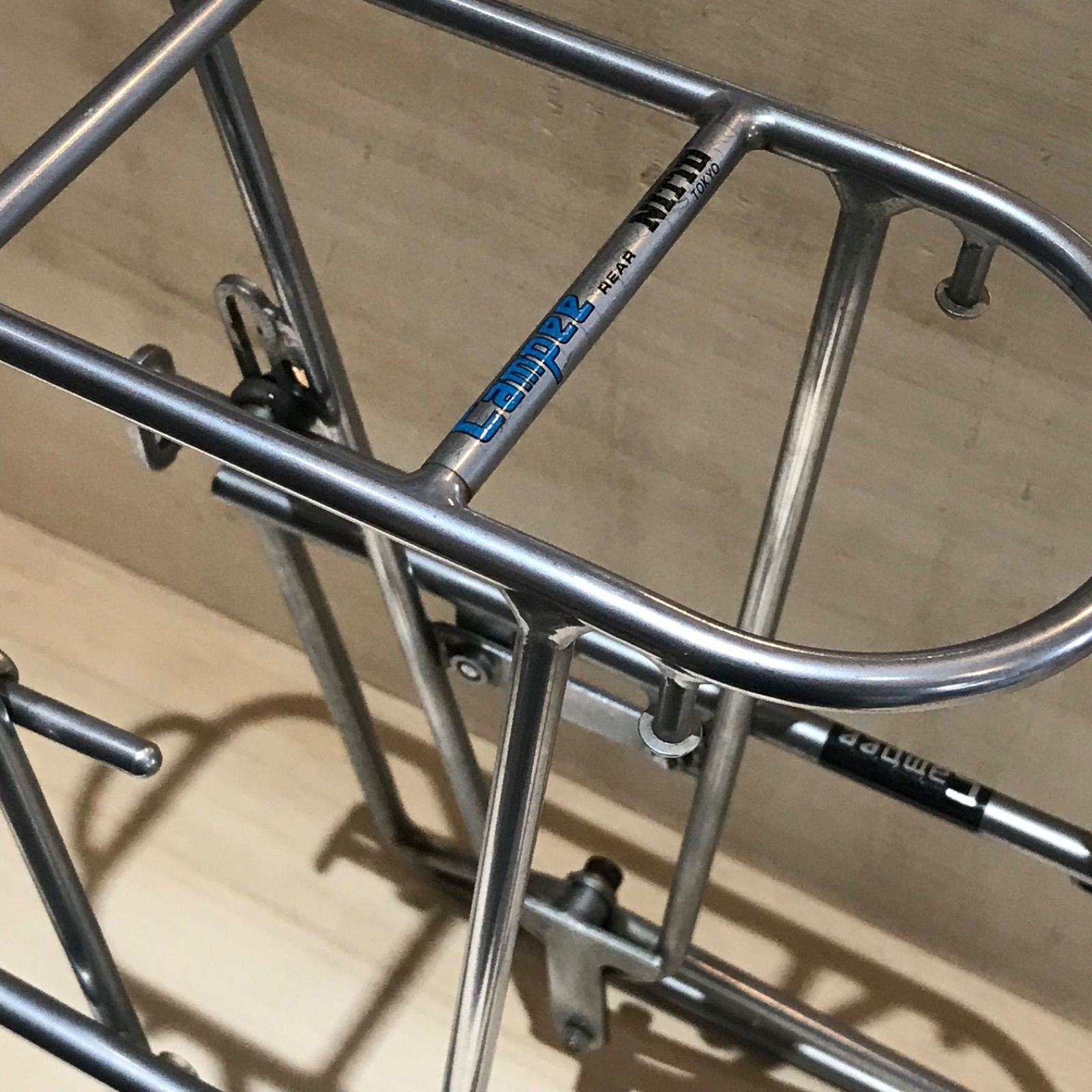 NITTO Campee Rear リアキャリア NITTO* campee rear rack (silver) - BLUE LUG ONLINE STORE