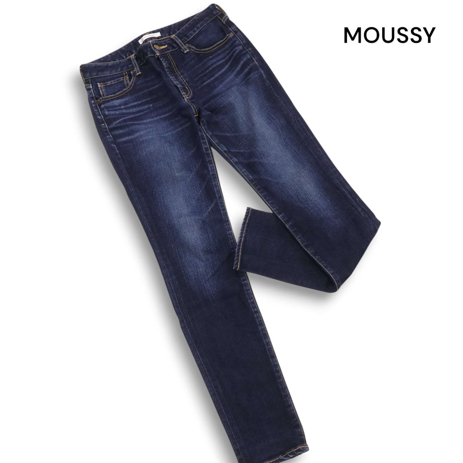 MOUSSY マウジー WF Rebirth embroidery SKINNY♪ ストレッチ デニム