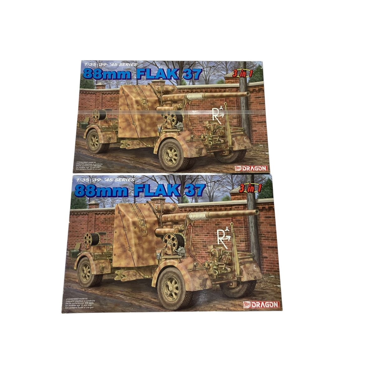 DRAGON| セガワ 1|35 88mm FLAK 37 39-45 シリーズ 2点セット プラモデル 未組立 O9954329