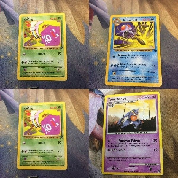 ほ1 ポケモンカード 旧裏面 海外 英語版 ドガース ドククラゲ ド 